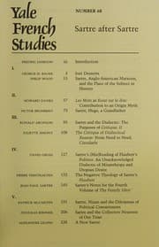 Tapa de Sartre after Sartre