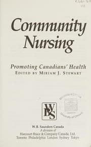 Tapa de Community Nursing