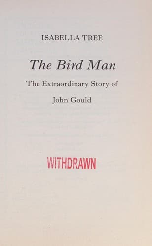 Tapa de Bird Man