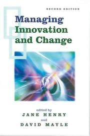 Tapa de Managing Innovation and Change