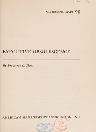 Tapa de Executive obsolescence