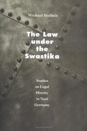 Tapa de The law under the swastika