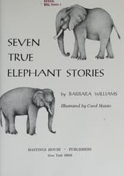 Tapa de Seven true elephant stories