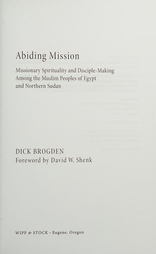 Tapa de Abiding Mission