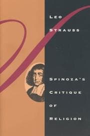 Tapa de Spinoza's critique of religion
