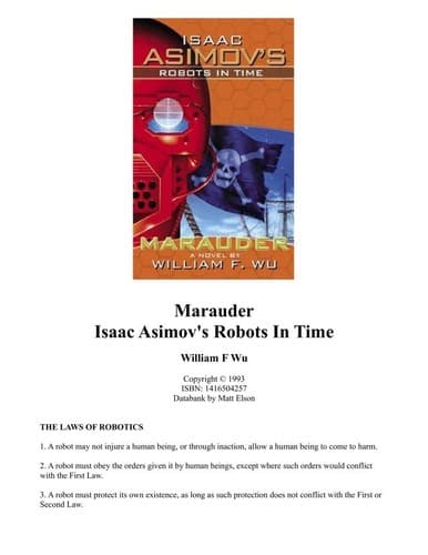 Tapa de Isaac Asimov's Robots In Time