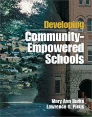 Tapa de Developing community-empowered schools