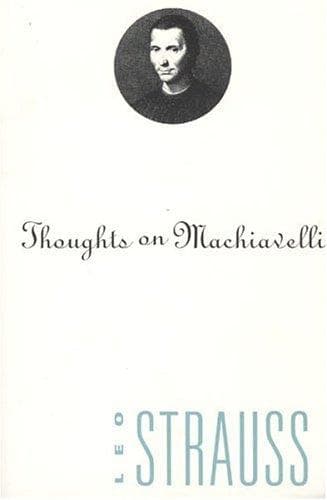 Tapa de Thoughts on Machiavelli