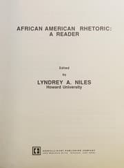 Tapa de African American rhetoric