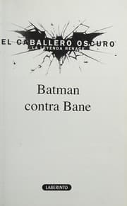 Tapa de Batman contra Bane