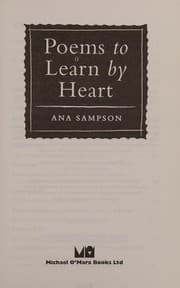 Tapa de Poems to Learn by Heart