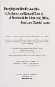 Tapa de Emerging and Readily Available Technologies and National Security