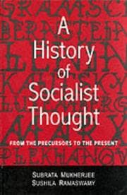 Tapa de History of Socialist Thought