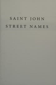 Tapa de Historic Saint John streets