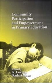 Tapa de Community Participation and Empowerment in Primary Education