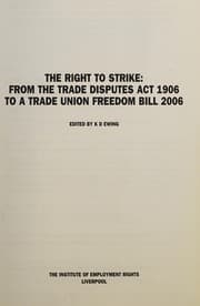 Tapa de The Right to Strike