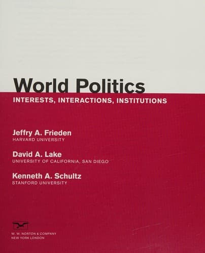 Tapa de World politics