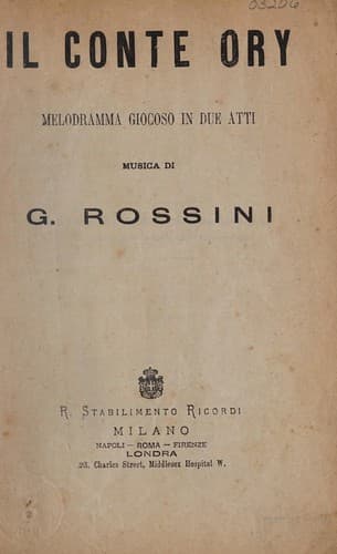 Tapa de Il conte Ory
