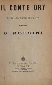 Tapa de Il conte Ory