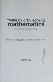 Tapa de Young children learning mathematics