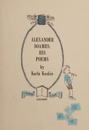Tapa de Alexander Soames: his poems