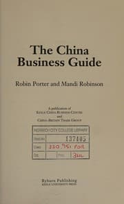 Tapa de The China business guide