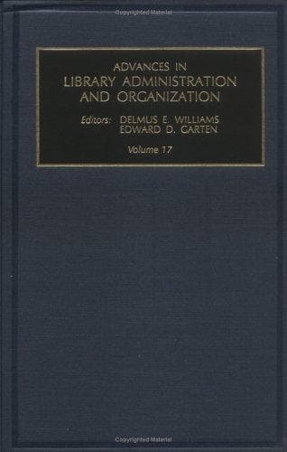 Tapa de Advances in library administration and organization