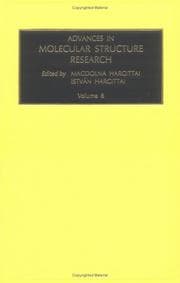 Tapa de Advances in Molecular Structure Research