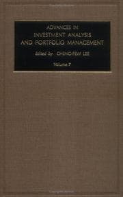Tapa de Advances in Investment Analysis and Portfolio Management, Volume 7 (Advances in Investment Analysis and Portfolio Management)