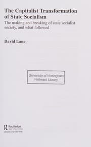 Tapa de Capitalist Transformation of State Socialism - Was It Worth It?