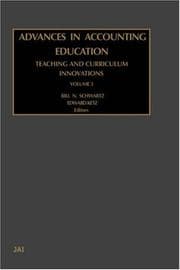 Tapa de Advances in Accounting Education Teaching and Curriculum Innovations