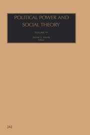 Tapa de Political Power and Social Theory, Volume 14 (Political Power and Social Theory)