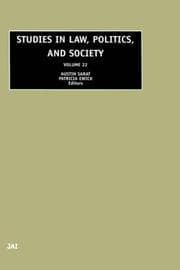 Tapa de Studies in Law, Politics and Society
