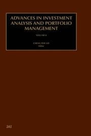 Tapa de Advances in Investment Analysis and Portfolio Management, Volume 8 (Advances in Investment Analysis and Portfolio Management)