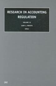 Tapa de Research in Accounting Regulation