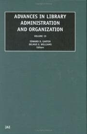Tapa de Advances in library administration and organization