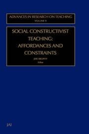 Tapa de Social Constructivist Teaching (Advances in Research on Teaching)