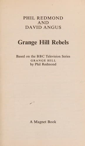 Tapa de Grange Hill rebels
