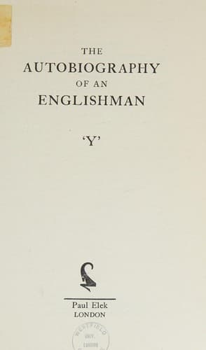 Tapa de The Autobiography of an Englishman