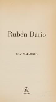 Tapa de Rubén Darío