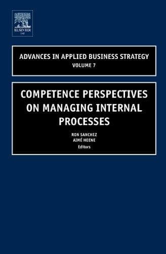 Tapa de Competence perspectives on managing internal processes