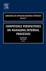 Tapa de Competence perspectives on managing internal processes