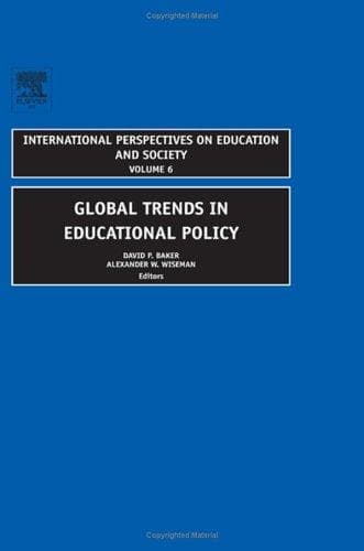 Tapa de Global trends in educational policy