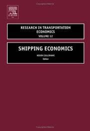 Tapa de Shipping Economics (Research in Transportation Economics) (Research in Transportation Economics)