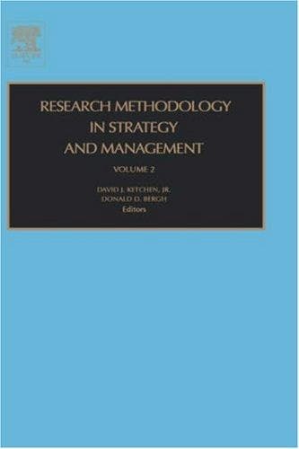 Tapa de Research methodology in strategy and management