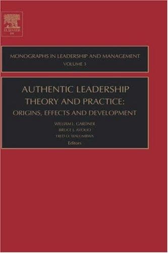 Tapa de Authentic Leadership Theory and Practice, Volume 3
