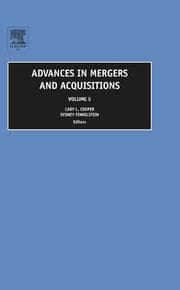 Tapa de Advances in mergers and acquisitions