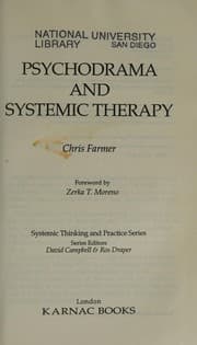 Tapa de Psychodrama and systemic therapy
