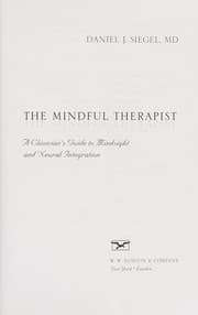 Tapa de The mindful therapist