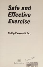 Tapa de Safe and Effective Exercise
